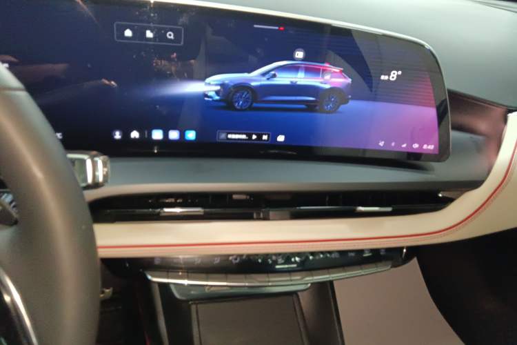 Used Cadillac GT4 2023 25T Luxury Model Audio And AC Panel