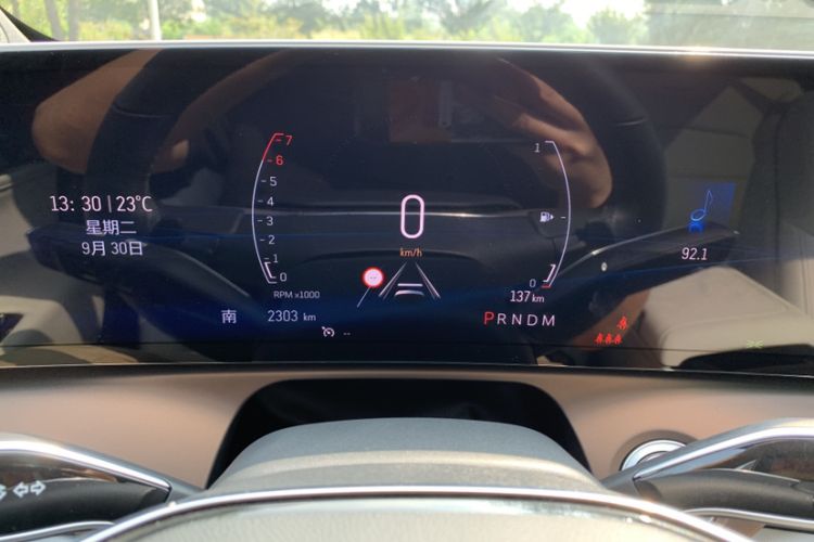 Used Cadillac GT4 2023 25T Prestige Version Odometer Close Up