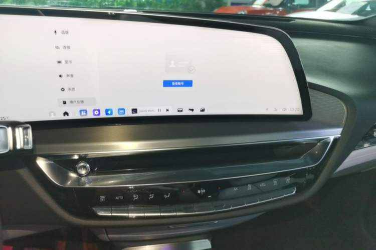 Used Cadillac LYRIQ 2024 Rear-Drive Standard Range Luxury Edition Audio And AC Panel