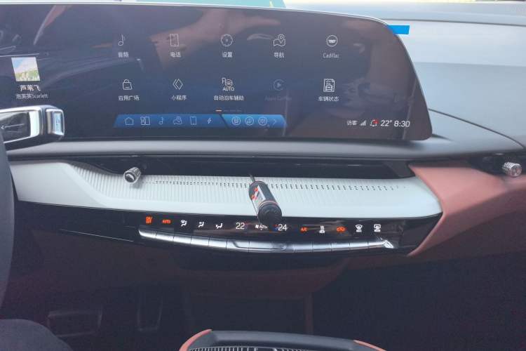 Used Cadillac OPTIQ 2024 Four-Wheel Drive Long-Range Version Audio And AC Panel