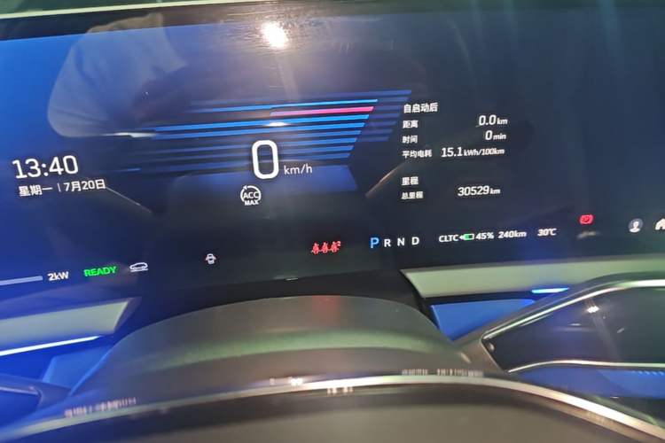 Used Cadillac OPTIQ 2024 Standard Range Version Instrument Cluster