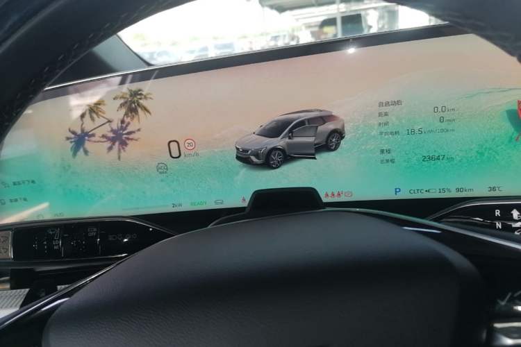 Used Cadillac OPTIQ 2024 Four-Wheel Drive Long-Range Version Instrument Cluster