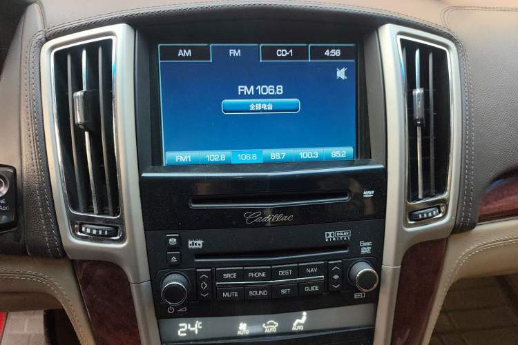 Used Cadillac SLS Seville 2010 3.0L Elite Edition Audio And AC Panel