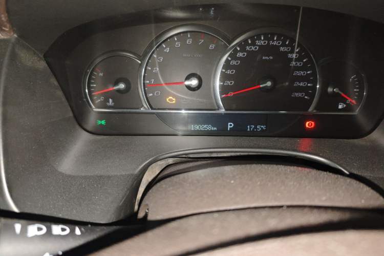 Used Cadillac SLS Seville 2011 2.0T Elite Edition Odometer Close Up