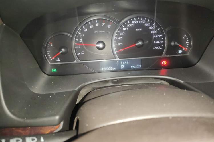 Used Cadillac SLS Seville 2011 2.0T Luxury Edition Odometer Close Up