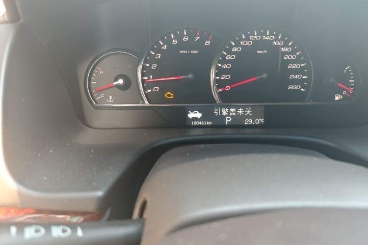 Used Cadillac SLS Seville 2011 2.0T Elite Edition Odometer Close Up