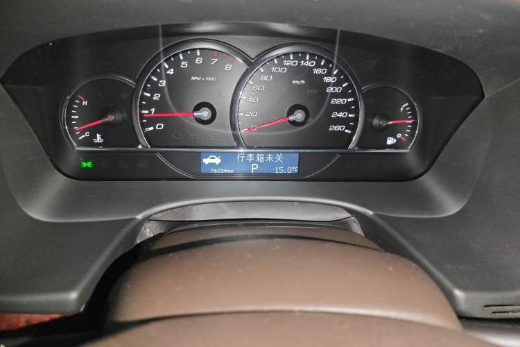 Used Cadillac SLS Seville 2012 2.0T Comfort Model Odometer Close Up