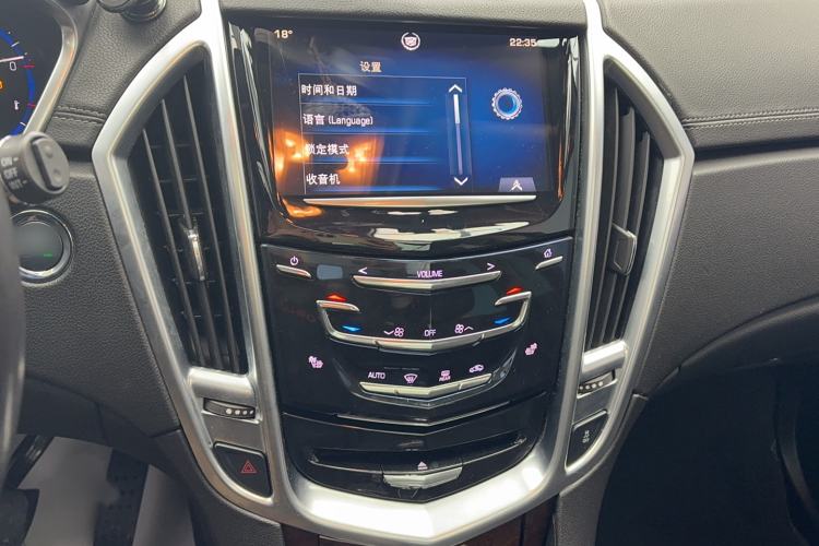 Used Cadillac SRX 2013 3.0L Elite Model Audio And AC Panel