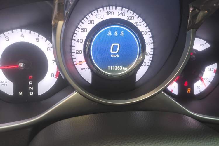 Used Cadillac SRX 2010 3.0L Flagship Edition Odometer Close Up