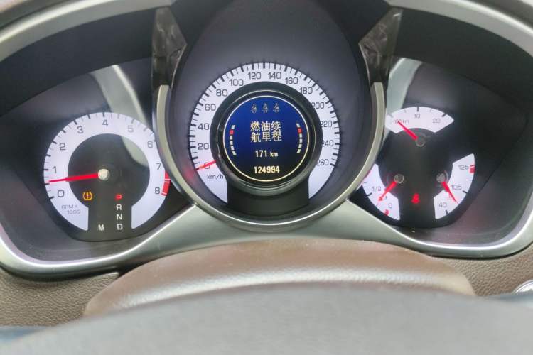 Used Cadillac SRX 2010 3.0L Flagship Edition Odometer Close Up
