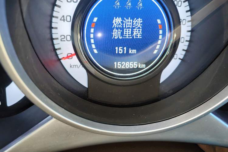 Used Cadillac SRX 2010 3.0L Flagship Edition Odometer Close Up