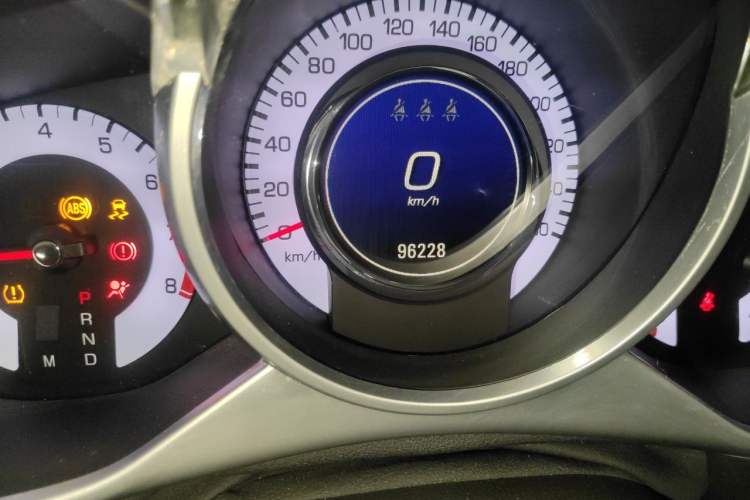 Used Cadillac SRX 2010 3.0L Flagship Edition Odometer Close Up