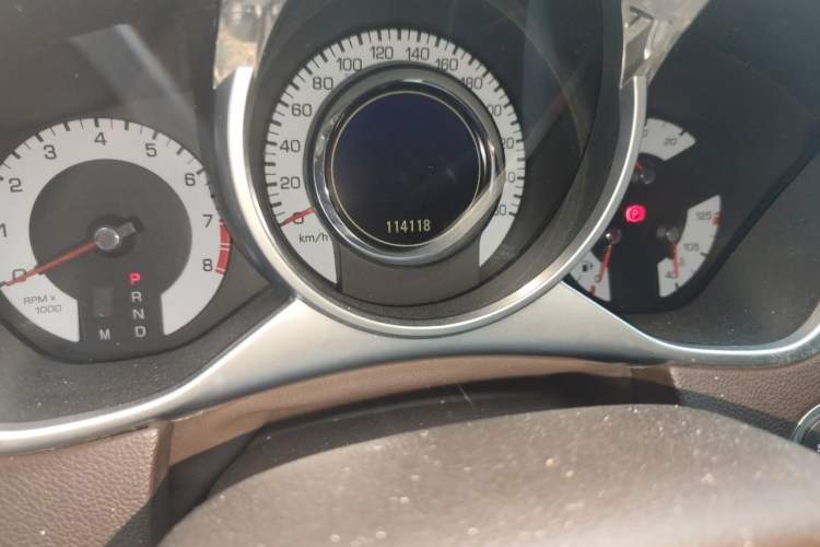 Used Cadillac SRX 2010 3.0L Flagship Edition Odometer Close Up