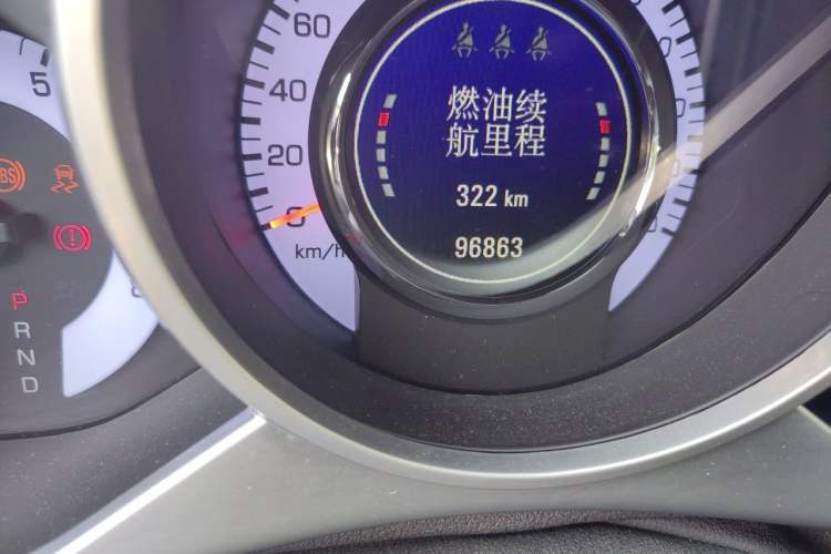 Used Cadillac SRX 2010 3.0L Flagship Edition Odometer Close Up