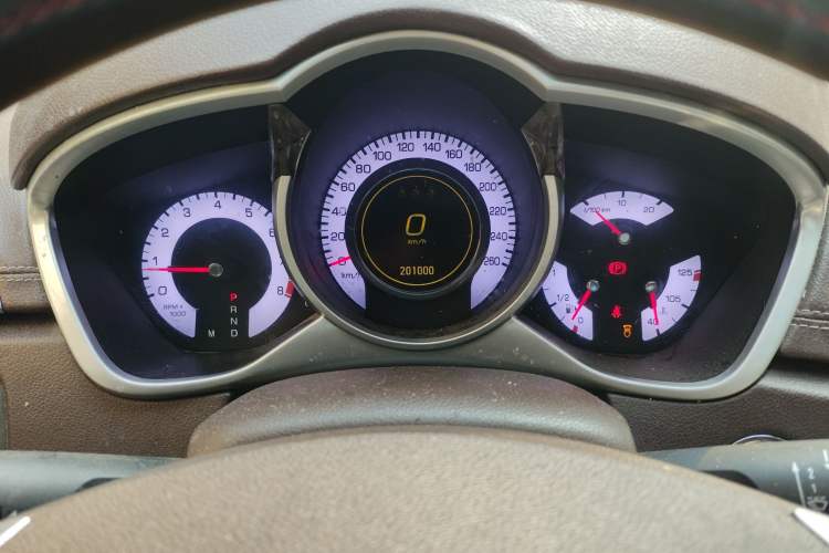 Used Cadillac SRX 2010 3.0L Flagship Edition Odometer Close Up