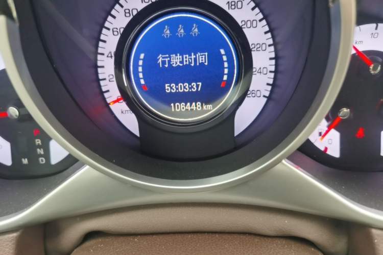 Used Cadillac SRX 2011 3.0L Luxury Model Odometer Close Up