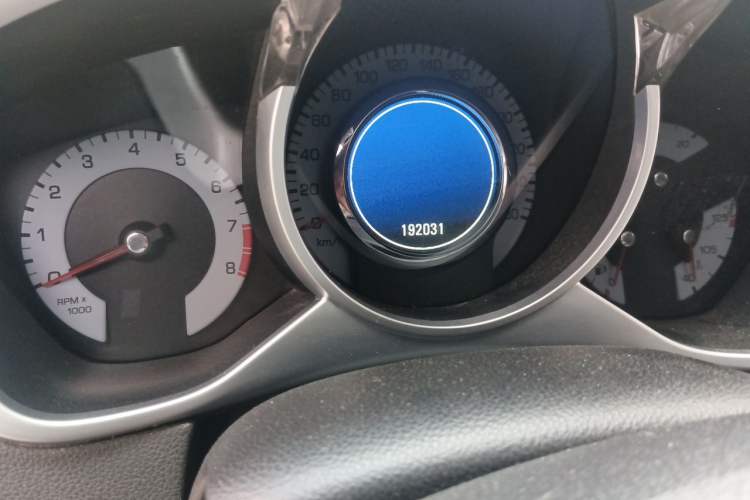 Used Cadillac SRX 2011 3.0L Flagship Edition Odometer Close Up