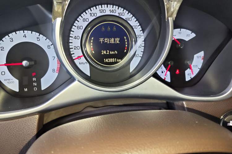 Used Cadillac SRX 2011 3.0L Flagship Edition Odometer Close Up