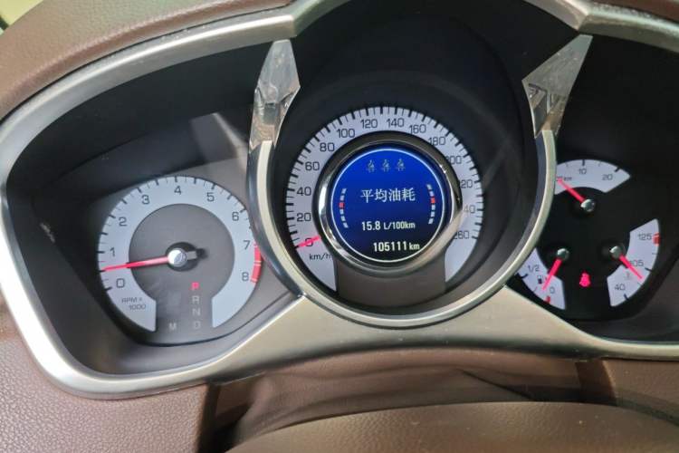 Used Cadillac SRX 2011 3.0L Luxury Model Odometer Close Up