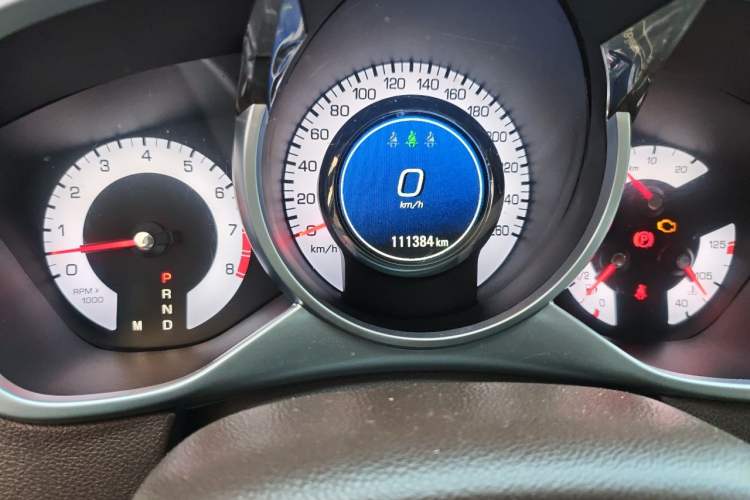 Used Cadillac SRX 2011 3.0L Flagship Edition Odometer Close Up