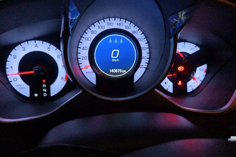 Used Cadillac SRX 2011 3.0L Flagship Edition Odometer Close Up