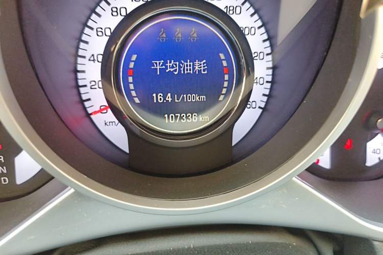 Used Cadillac SRX 2011 3.0L Flagship Edition Odometer Close Up