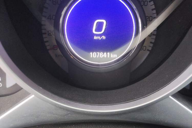 Used Cadillac SRX 2011 3.0L Flagship Edition Odometer Close Up