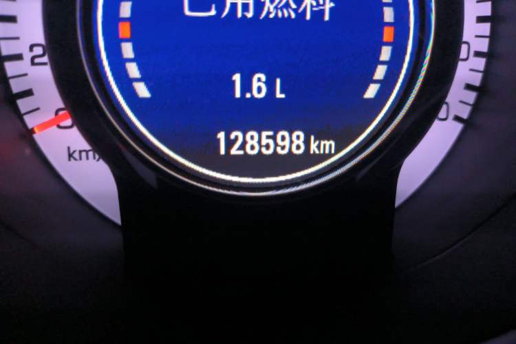 Used Cadillac SRX 2011 3.0L Flagship Edition Odometer Close Up