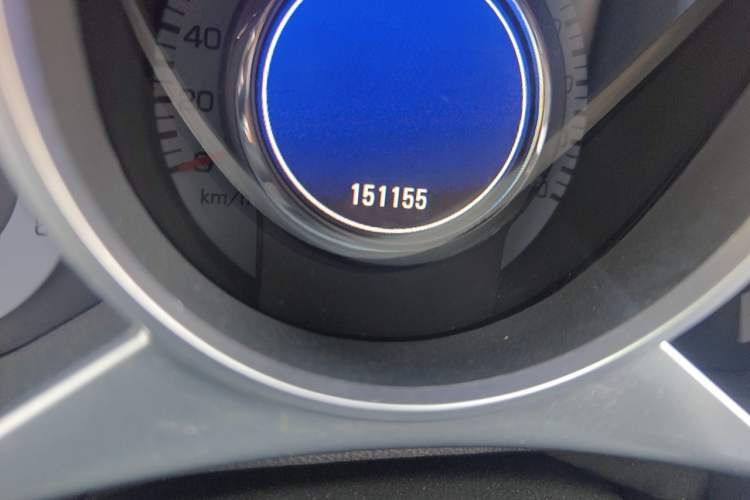 Used Cadillac SRX 2011 3.0L Flagship Edition Odometer Close Up