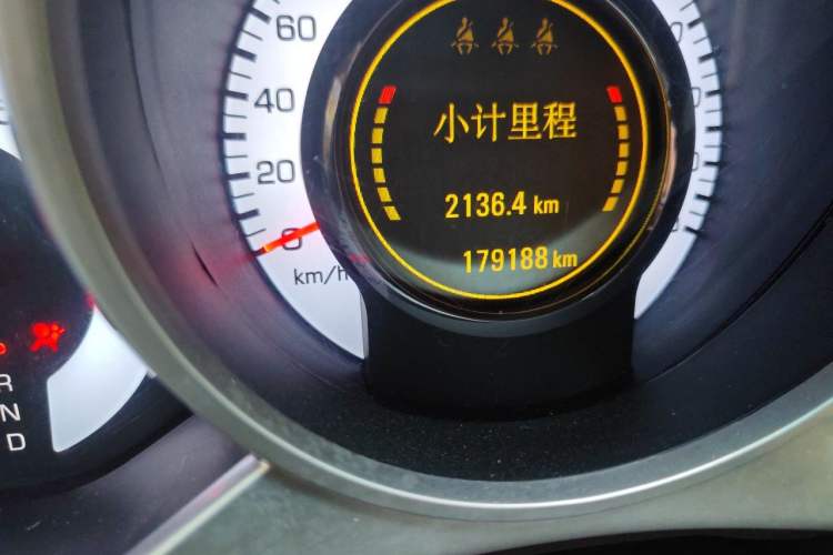 Used Cadillac SRX 2011 3.0L Flagship Edition Odometer Close Up