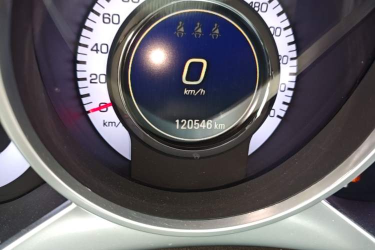 Used Cadillac SRX 2011 3.0L Flagship Edition Odometer Close Up