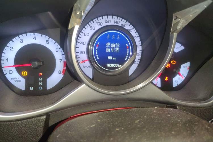 Used Cadillac SRX 2011 3.0L Flagship Edition Odometer Close Up