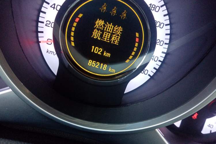 Used Cadillac SRX 2012 3.0L Luxury Model Odometer Close Up