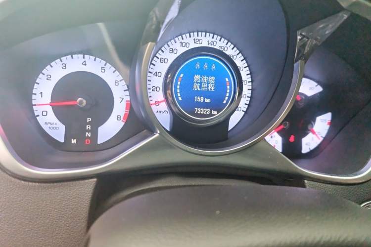 Used Cadillac SRX 2012 3.0L Luxury Model Odometer Close Up