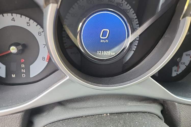 Used Cadillac SRX 2012 3.0L Luxury Model Odometer Close Up