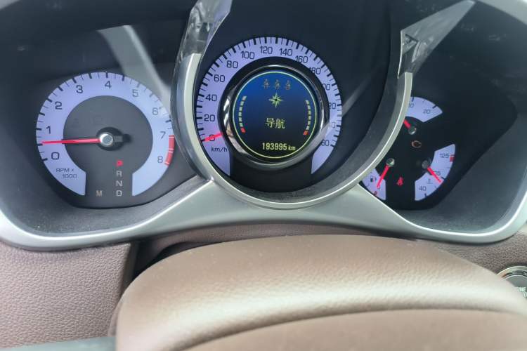 Used Cadillac SRX 2012 3.0L Elite Edition Odometer Close Up