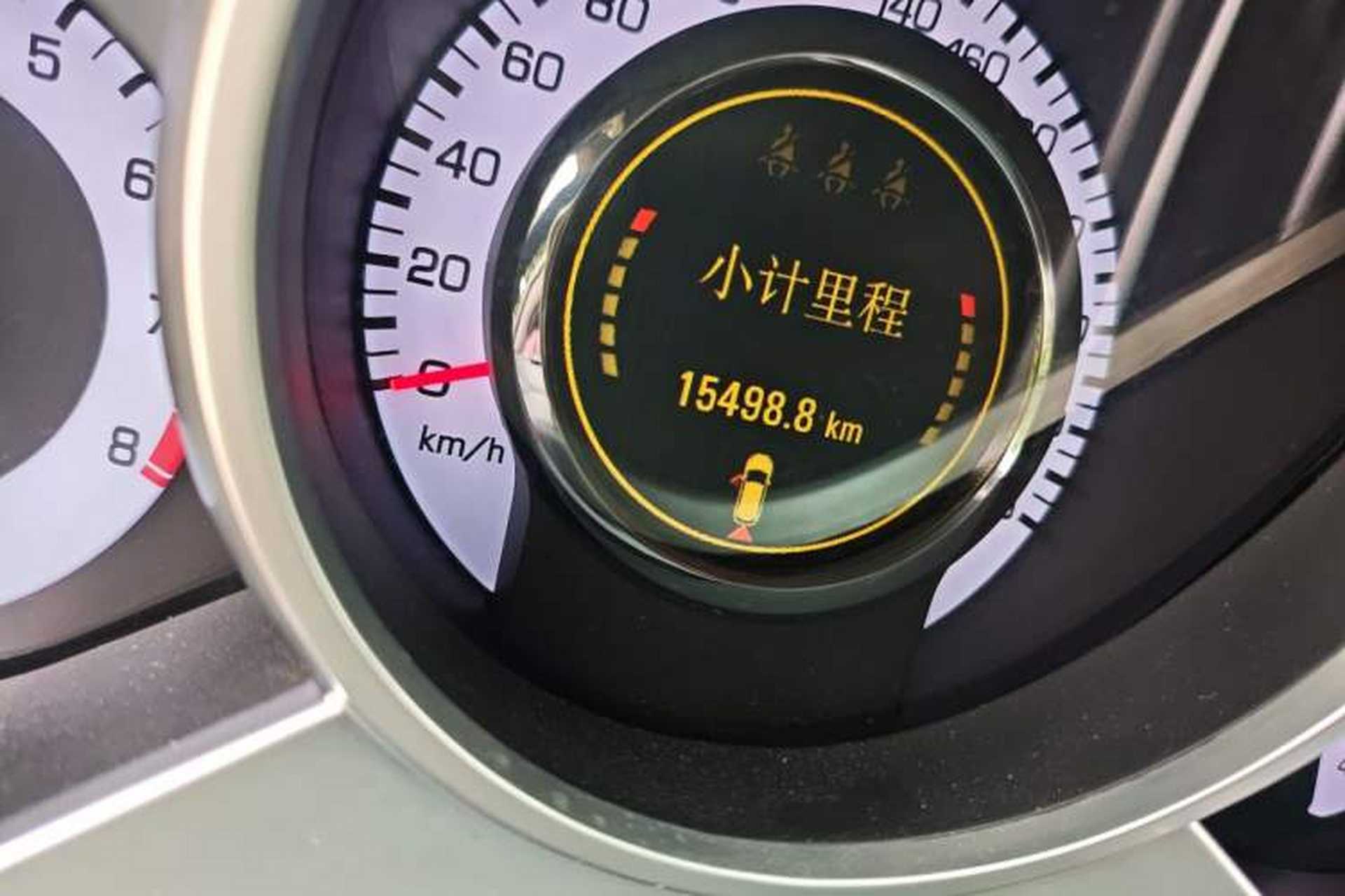 Used Cadillac SRX 2012 3.0L Comfort Model Odometer Close Up