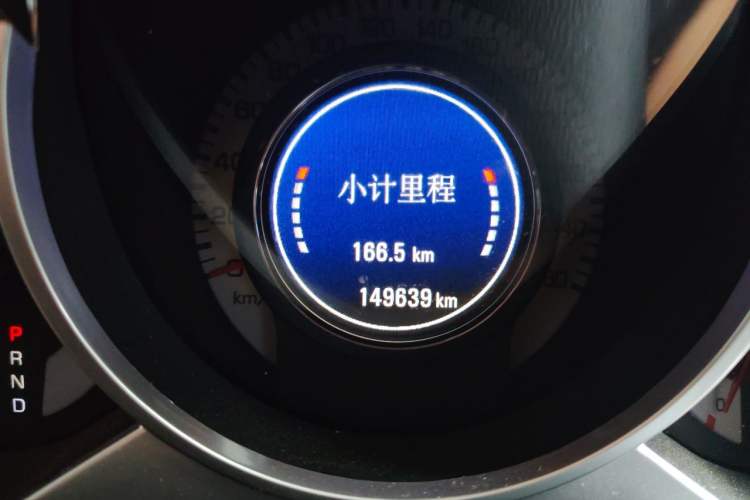Used Cadillac SRX 2012 3.0L Comfort Model Odometer Close Up