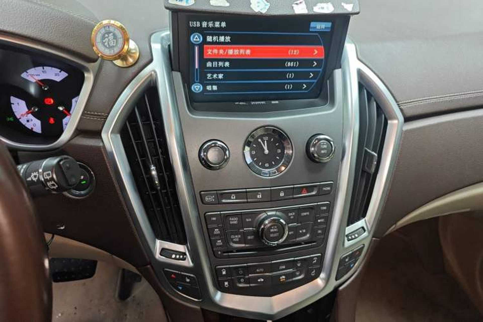 Used Cadillac SRX 2012 3.0L Elite Edition Audio And AC Panel