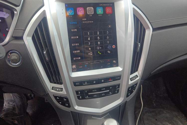 Used Cadillac SRX 2012 3.0L Comfort Model Audio And AC Panel