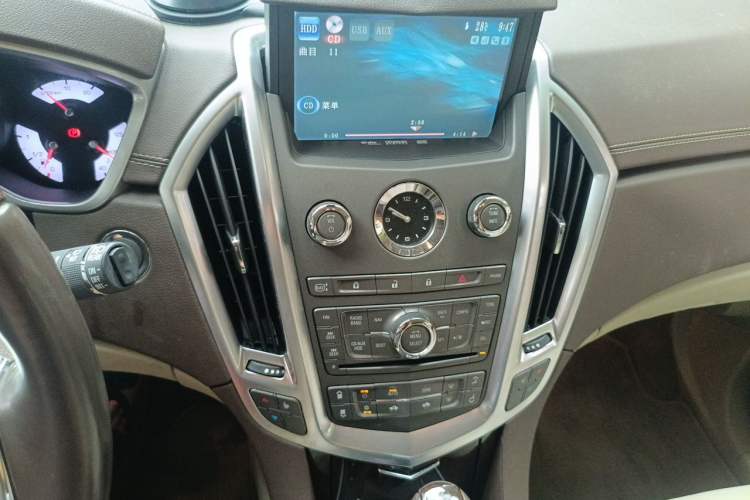 Used Cadillac SRX 2012 3.0L Elite Edition Audio And AC Panel