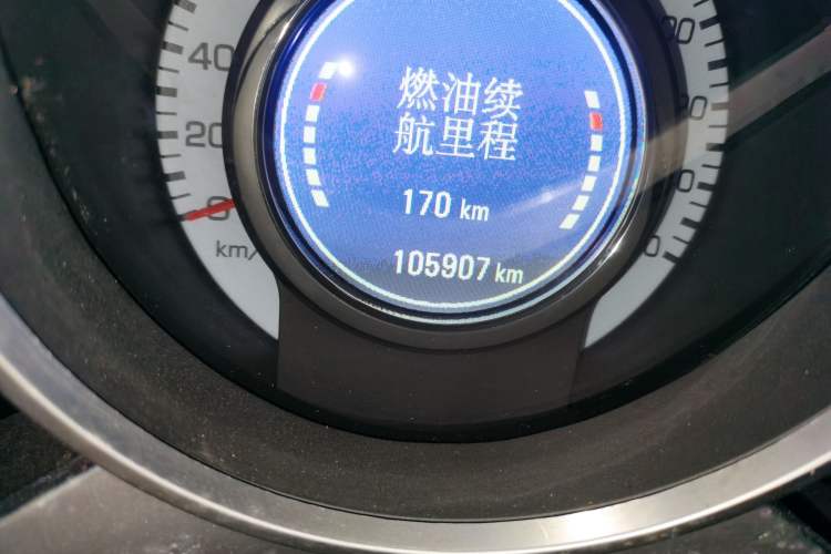 Used Cadillac SRX 2012 3.0L Elite Edition Odometer Close Up