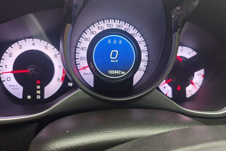 Used Cadillac SRX 2012 3.0L Leading Model Odometer Close Up