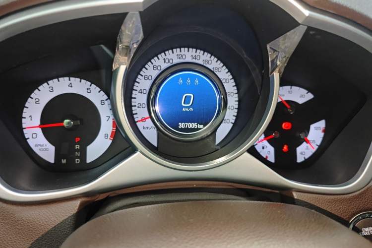 Used Cadillac SRX 2012 3.0L Elite Edition Odometer Close Up