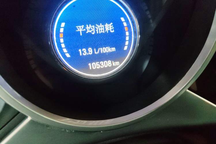 Used Cadillac SRX 2012 3.0L Leading Model Odometer Close Up