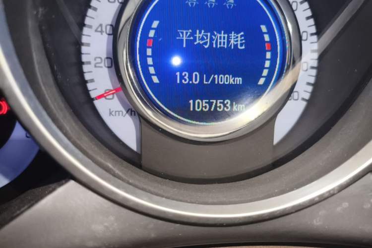 Used Cadillac SRX 2012 3.0L Elite Edition Odometer Close Up