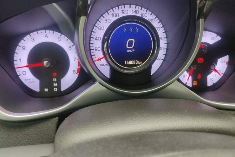 Used Cadillac SRX 2012 3.0L Flagship Version Odometer Close Up