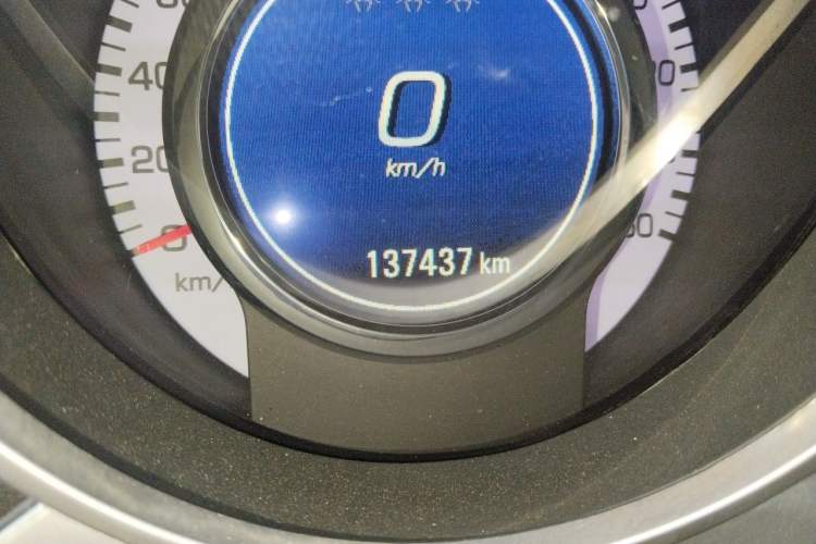 Used Cadillac SRX 2012 3.0L Flagship Version Odometer Close Up
