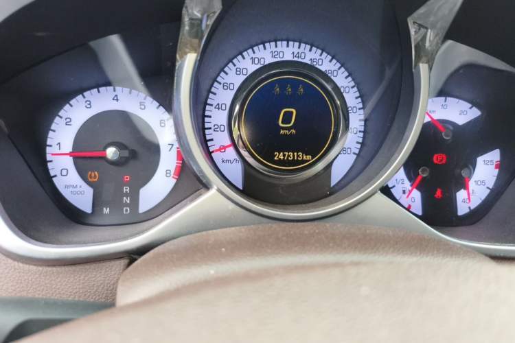 Used Cadillac SRX 2012 3.0L Leading Model Odometer Close Up