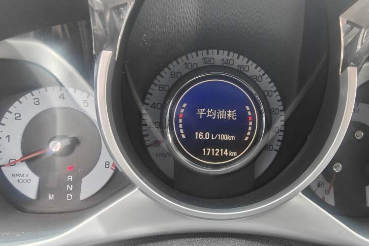 Used Cadillac SRX 2012 3.0L Elite Edition Odometer Close Up